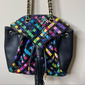 VTG DRAWSTRING | Woven Chain Crossbody